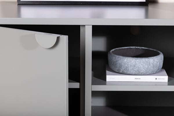 TV-taso, Piring, 120x63 cm, Harmaa
