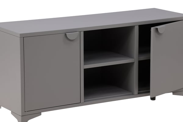 TV-taso, Piring, 120x63 cm, Harmaa
