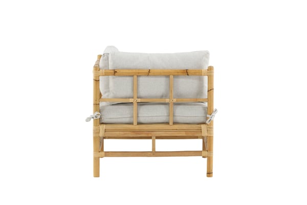Kulmaosa, rottinki, 70x76x75 cm, luonnollinen