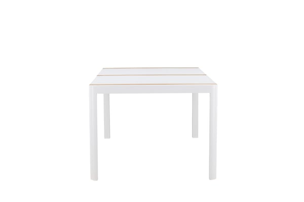 Ruokapöytä, Togo, 200x100 cm, Valkoinen