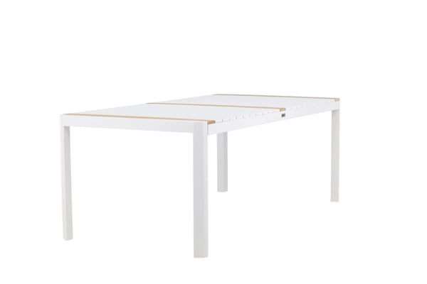 Ruokapöytä, Togo, 200x100 cm, Valkoinen