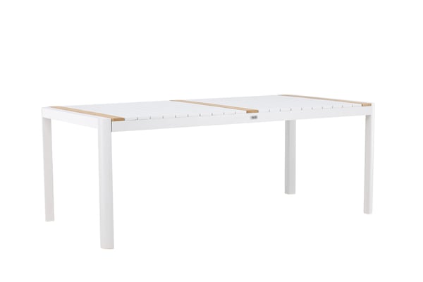 Ruokapöytä, Togo, 200x100 cm, Valkoinen