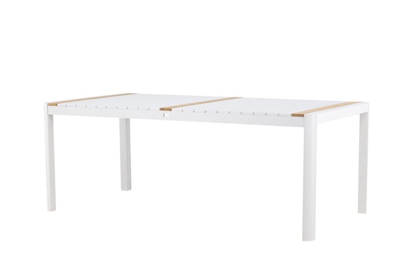 Ruokapöytä, Togo, 200x100 cm, Valkoinen