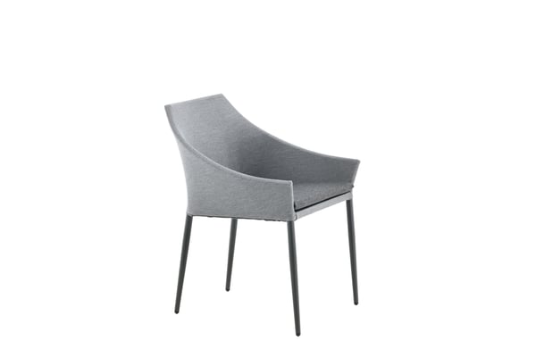 Ruokatuoli, Spoga, 62x60x81 cm, Harmaa