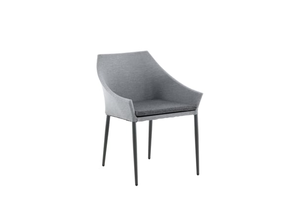 Ruokatuoli, Spoga, 62x60x81 cm, Harmaa