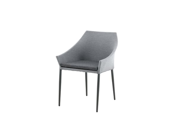 Ruokatuoli, Spoga, 62x60x81 cm, Harmaa