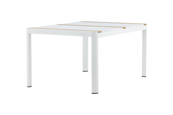Ruokapöytä, Togo, 150x90 cm, Valkoinen