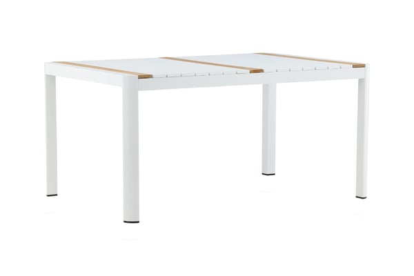 Ruokapöytä, Togo, 150x90 cm, Valkoinen