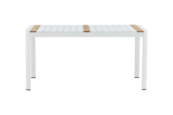 Ruokapöytä, Togo, 150x90 cm, Valkoinen