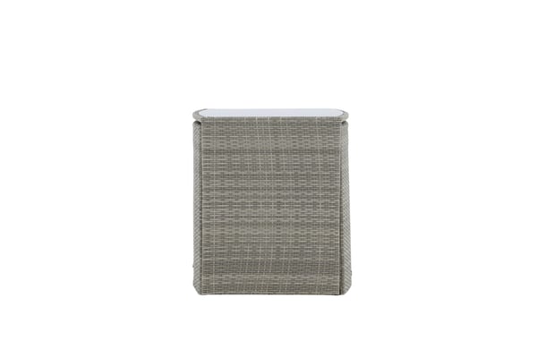 Kahvilasetti, Savanna, Pöytä: 75x66x50 cm Tuoli: 71x55x45 cm, Harmaa