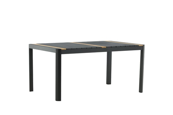 Ruokapöytä, Togo, 150x90 cm, Musta