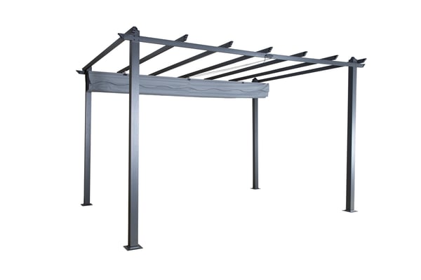 Pergola, Lazio, 295x245x395 cm, Harmaa