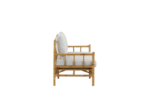 3-paikkainen sohva, rottinki, 77x88x180 cm, luonnollinen