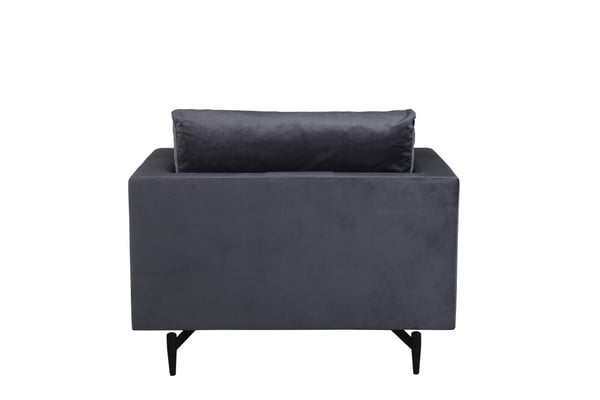Sohva, Sofia Single, 92x82x104 cm, Tummanharmaa