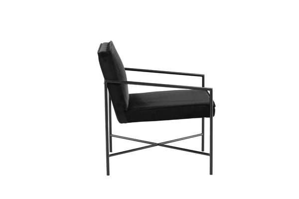 Yksittäinen sohva, Rakel, 65x78x66 cm, Musta