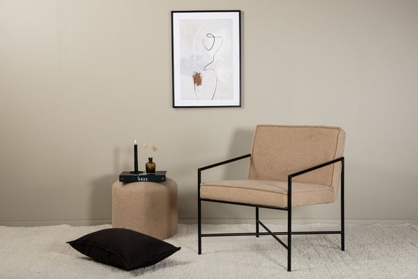 Sohva, Rakel Single, 65x78x66 cm, Beige