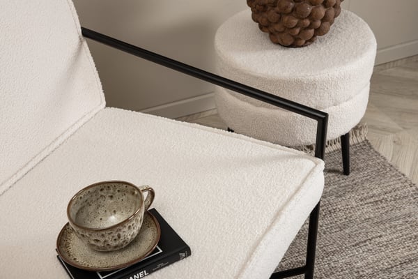 Sohva, Rakel Single, 65x78x66 cm, Offwhite