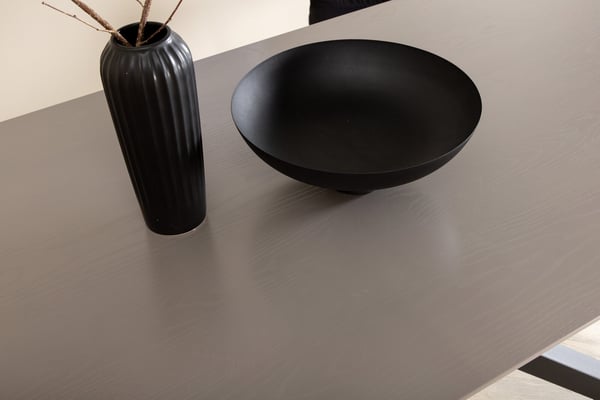 Ruokapöytä, Piazza, 180x76x90 cm, Musta