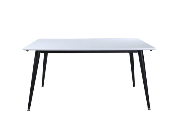 Ruokapöytä, Jimmy, 150x76 cm, Valkoinen