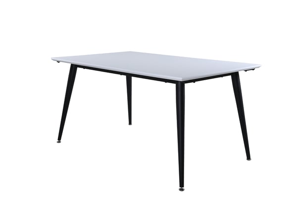 Ruokapöytä, Jimmy, 150x76 cm, Valkoinen