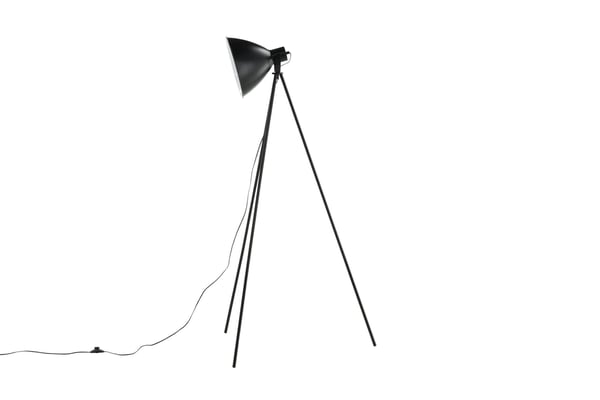 Lattiavalaisin, Tiv, 139,5x73x63 cm, Musta