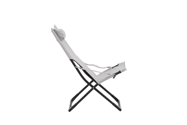 Tuoli, Seville Taitettava Rentoutus, 84x89x63 cm, Harmaa