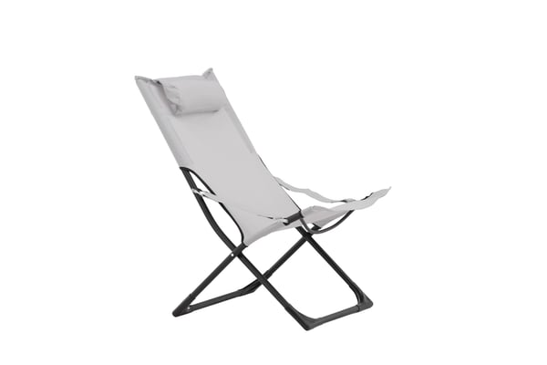 Tuoli, Seville Taitettava Rentoutus, 84x89x63 cm, Harmaa