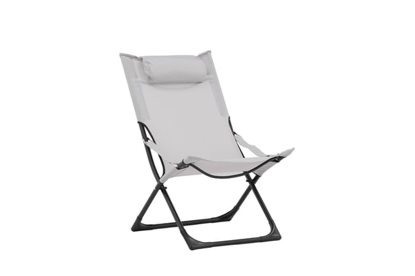 Tuoli, Seville Taitettava Rentoutus, 84x89x63 cm, Harmaa