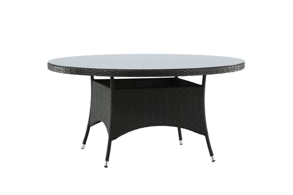 Ruokapöytä, Volta, ø150 cm, Musta