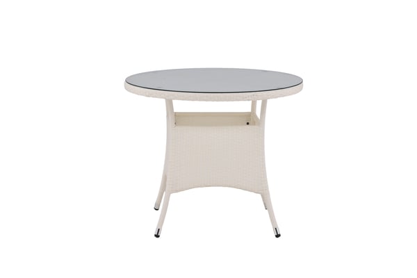 Ruokapöytä, Volta, ø90 cm, Valkoinen
