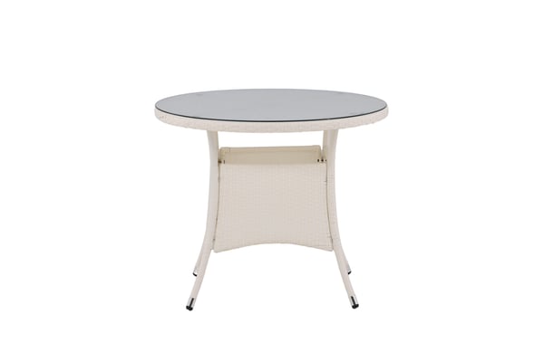 Ruokapöytä, Volta, ø90 cm, Valkoinen