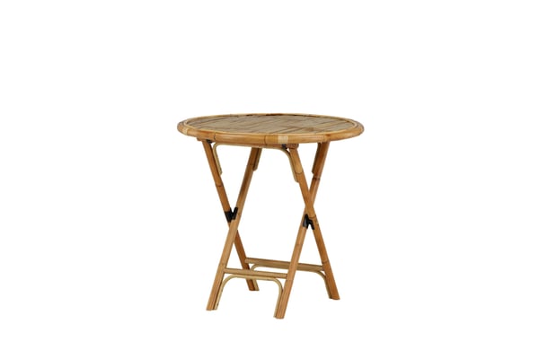 Pöytä, Cane Café, ø80 cm, Luonnonväri