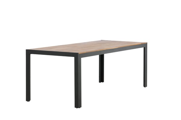 Ruokapöytä, Bois, 205x90 cm, Musta