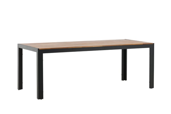 Ruokapöytä, Bois, 205x90 cm, Musta