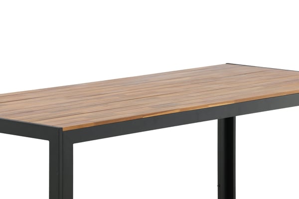 Ruokapöytä, Bois, 205x90 cm, Musta