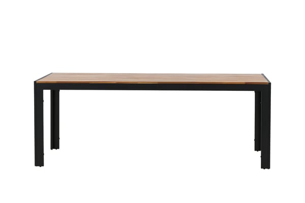 Ruokapöytä, Bois, 205x90 cm, Musta
