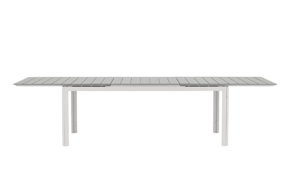 Ruokapöytä, Levels, 75x229x100 cm, Valkoinen