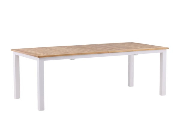 Ruokapöytä, Panama, 75x224x100 cm, Valkoinen