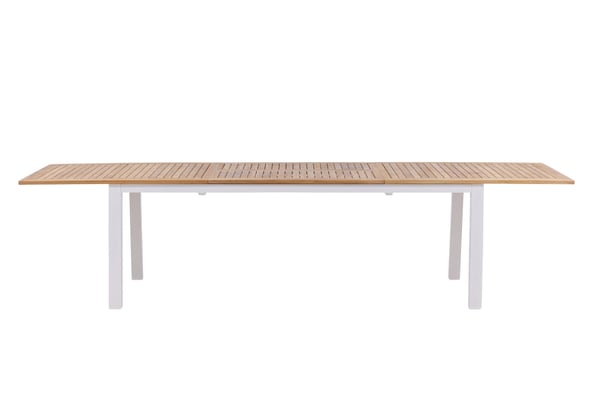 Ruokapöytä, Panama, 75x224x100 cm, Valkoinen