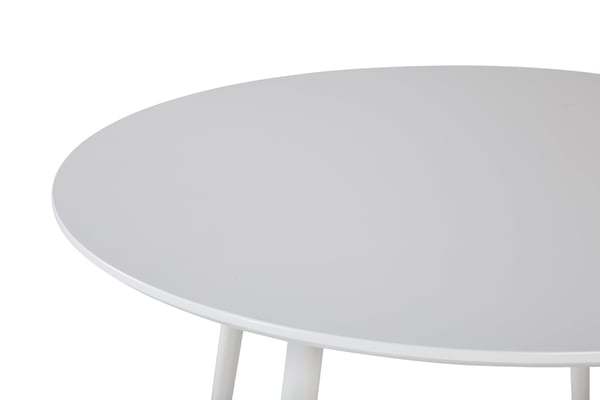 Ruokapöytä, Plaza, 100 cm, Valkoinen