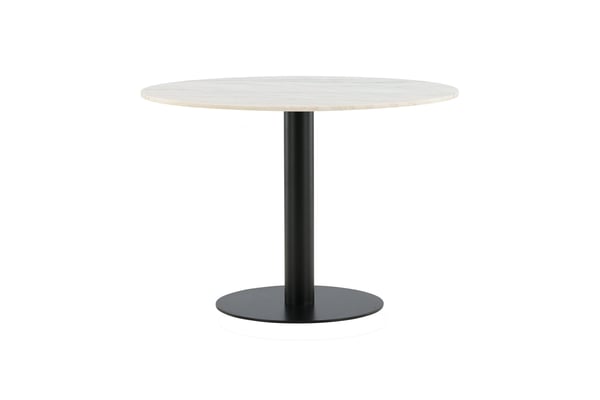 Ruokapöytä, Estelle, 106cm, Valkoinen