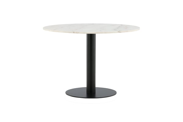 Ruokapöytä, Estelle, 106cm, Valkoinen
