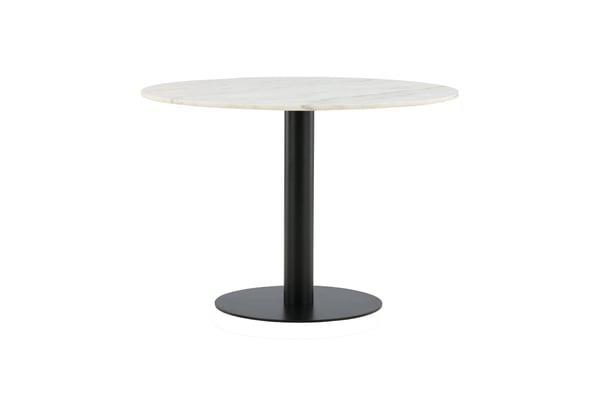 Ruokapöytä, Estelle, 106cm, Valkoinen