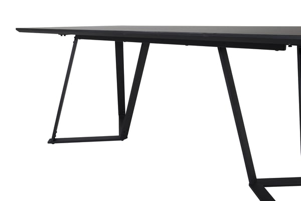 Ruokapöytä, Marina, 180x75x90 cm, Musta