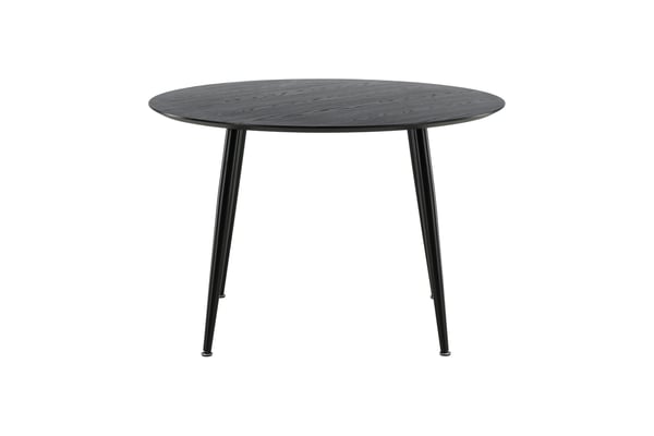 Ruokapöytä, Dipp, ø115 cm, Musta