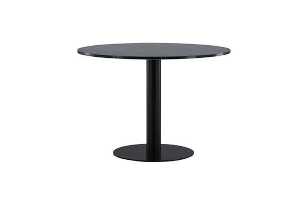 Ruokapöytä, Estelle, ø106 cm, Tummanharmaa