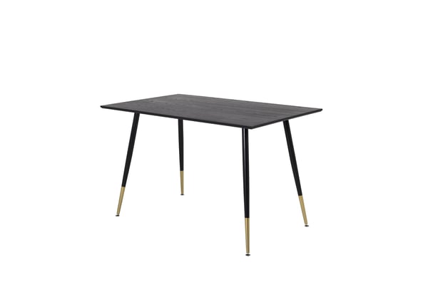 Ruokapöytä, Dipp, 75x120x85 cm, Musta