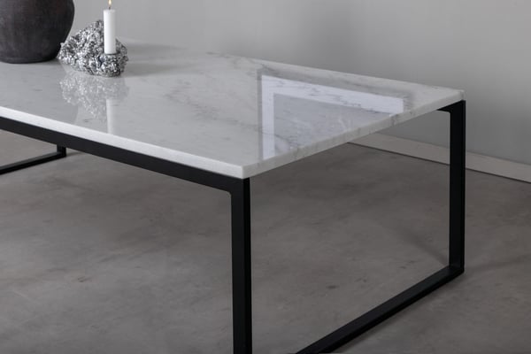 Sohvapöytä, Estelle, 120x60x36 cm, Valkoinen
