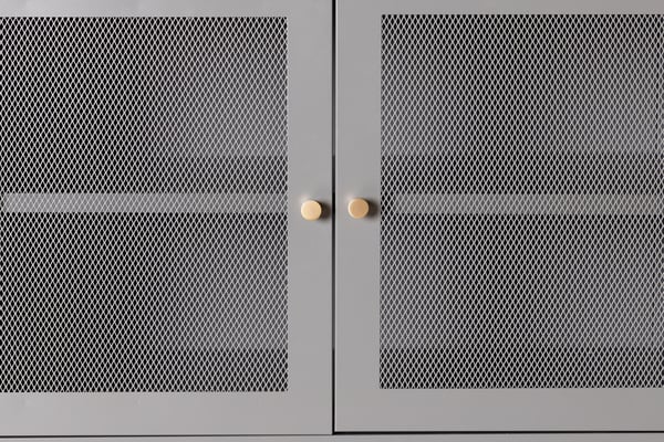 Kaappi, Malla, 40x80x120 cm, Vaaleanharmaa