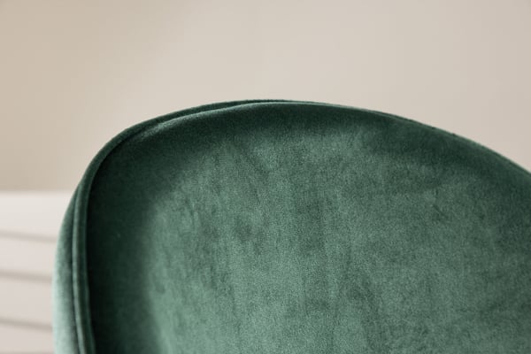 Ruokatuoli, Velvet Matstol 2-pack, 57x76.5x50 cm, Vihreä